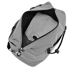 London Fog Cambridge Ii 20" Duffle, Black White Houndstooth