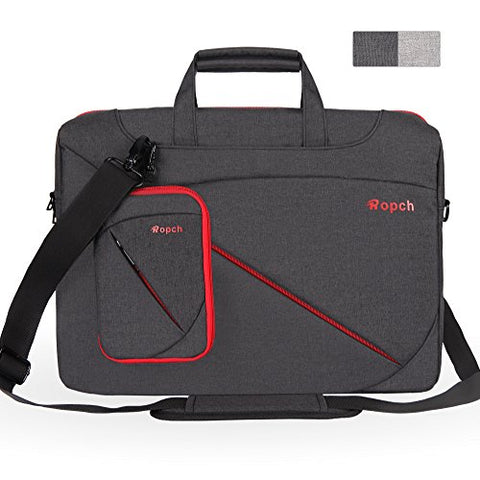 Ropch 17.3 Inch Nylon Laptop Bag Messenger Shoulder Bag Notebook Computer Case For 17 - 17.3 Inch