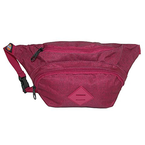 Dickies Multi Pocket Canvas Waist Pack, Scarlet Heather