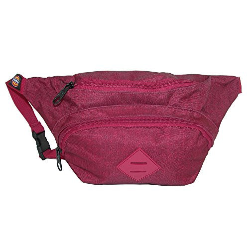 Dickies Multi Pocket Canvas Waist Pack, Scarlet Heather