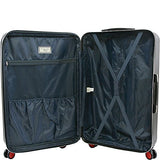 Original Penguin Men'S 2 Piece Hardside 8 Wheel Spinner Expandable Luggage Set, Navy