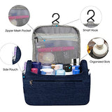 Toiletry Bag,AOVOLLY Hanging Travel Toiletry Bag for Women and Men, Water-resistant Cosmetic Travel Bags with Handle and Hook,Makeup Organizer for Toiletries, Cosmetics, Brushes, Bottle