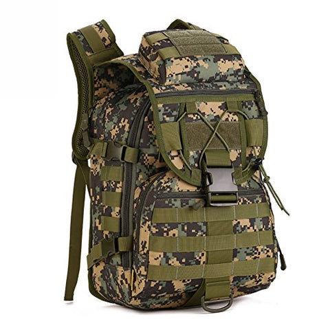 40L Tactical Daypack MOLLE Assault Backpack Pack Military Gear Rucksack Large Waterproof Bag