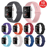 Kaome Compatible with Apple Watch Band 44mm 42mm,Soft Strap Sport Band for iWatch Apple Watch