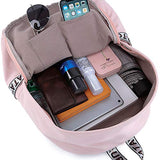 Hey Yoo HY760 Cute Casual Hiking Daypack Waterproof Bookbag School Bag Backpack for Girls Women (Purple)