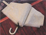 Compact Sun Rain Umbrella Anti-UV Sun Protection Princess Lace Parasol Manual Open & Close