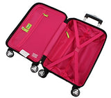 Lily Bloom Hardside 20" Carry On Design Pattern Spinner Luggage For Woman (20in, What A Hoot)