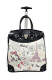 Trendy Flyer Computer/Laptop Rolling Bag 2 Wheel Case Europe (Eiffel Tower)