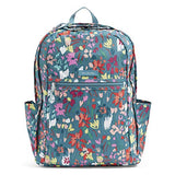 Vera Bradley Women's Lighten Up Grand Backpack, Polyester, Superbloom Sket