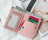 BOBILIKE RFID Blocking Bifold Wallet Small Coin Purse Card Holder ID Window Wallets for Women, Mint