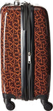 Calvin Klein Unisex CK-510 Signature Hardside 20" Upright Suitcase Brown One Size
