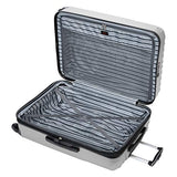 Skyway Epic Hardside 4-Wheel Luggage Spinner Collection (Silver, 28-Inch)