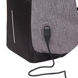 ABage Business Travel Daypack Anti Theft School Book Bag 15.6 Inch Laptop Backpack USB Charging,