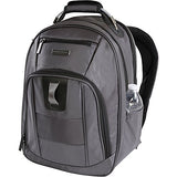 Perry Ellis Men'S M328 Business Tablet Compartment Laptop Backpack, Charcoal, One Size