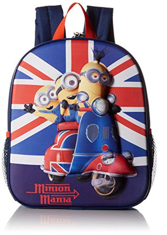 Despicable Me Boys' The Minion Invasion Backpack, Blue