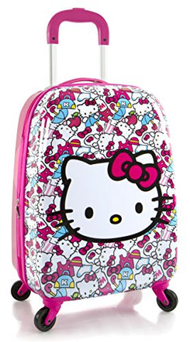 Hasbro Hello Kitty Girl's 20" Hardside Spinner Carry On Expandable Luggage