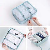 Packing Cubes,Lanivas 7 Set Compact Travel Organizers with Laundry and Shoe Bag Light Pink