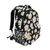 Backpack Travel Vintage Fresh Daisy School Bookbags Shoulder Laptop Daypack College Bag for