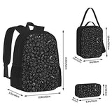 The Bin-Ding Of Is-Aac Backpack Three-Piece Cartoon School Bag With Pencil Case Messenger Lunch Bag