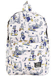Loungefly Disneys Donald Duck Print Backpack, White, Standard