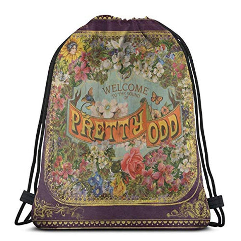 Gltiosr Panic at The Disco Lightweight Drawstring Backpack Rucksack Shoulder Travel Bags Sports Gym