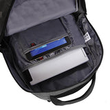 Ecko Unltd. Boys' Block Tablet School Bag Fits Up To 15 Inch Laptop Backpack, Heather/Black, One