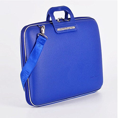 Bombata Bag Firenze Briefcase for 17 Inch Laptop - Cobalt Blue