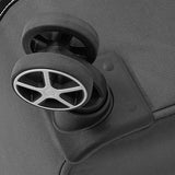 London Fog Northwood 28" Expandable Spinner, Dark Grey