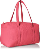 Vera Bradley Iconic Large Travel Duffel, Microfiber, Coral Reef