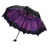 Rain Windproof Umbrella Travel Parasol Folding Folding Anti-UV Sun/Rain Umbrella