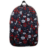 Marvel Deadpool Bag Sublimated Backpack - Deadpool Backpack Great Deadpool Gift