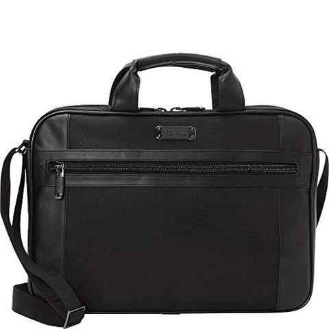Kenneth Cole Reaction 15.6" Slim Top Zip Laptop Bag, Black One Size