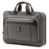 Travelpro Luggage Platinum Elite 16" Carry-On Slim Business Computer Briefcase, Vintage Grey, One