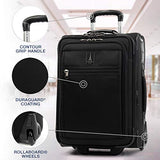 Travelpro Crew Expert Max Carry-on Expandable Rollaboard, Jet Black