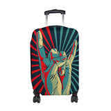 GIOVANIOR Hand In Rock Roll Sign Luggage Cover Suitcase Protector Carry On Covers