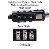 Tsa Approved Cable Luggage Locks, Re-Settable Combination With Alloy Body …