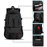 Kaka Terylene Fabric Backpack For 17-Inch Laptops Black New