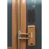 Dejuno Garland Hardside 3-Piece Spinner Luggage Set With USB Port, Green