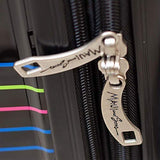 Maui and Sons Stripes 3-piece Hardside Spinner Luggage Set, TSA Lock