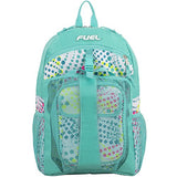 Fuel Backpack & Lunch Bag Bundle, Turquoise/Wild Dots Print