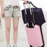 Cocoo Travel Foldable Waterproof Tote Bag Carry Storage Luggage Handbag (Black1)