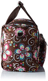 World Traveler Women'S Value Series 16-Inch Carry Duffel Bag, Brown Daisy, One Size