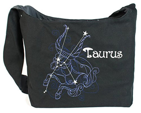 Dancing Participle Taurus Embroidered Sling Bag