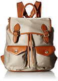 Tommy Hilfiger Women's Backpack Mabel Smooth Nylon, Khaki