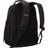 Kenneth Cole Reaction 1680D Poly Expandable Double Gusset 17.0” Computer Backpack, Black, One Size