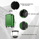 HAUPTSTADTKOFFER Luggages Sets Glossy Suitcase Sets Hardside Spinner Trolley Expandable(20', 24'