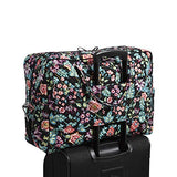 Vera Bradley Iconic Grand Weekender Travel Bag, Signature Cotton, Vines Floral, One Size