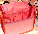 Finex Red Hello Kitty Toiletry Shower Bag With Hanging Hook Cosmetic Make Up Organizer Bag For