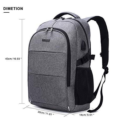 Laptop Backpack with USB Charging Port Travel Computer Bag for Women ...