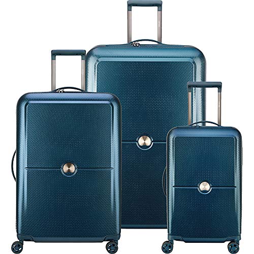 DELSEY Paris Turenne 3 Piece Spinner Set, Blue